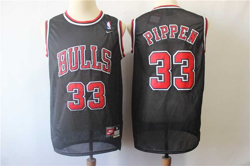 Bulls 33 Scottie Pippen Black Throwback Jersey,We sell and wholesale Bulls 33 Scottie Pippen Black Throwback Jersey on line form chian!